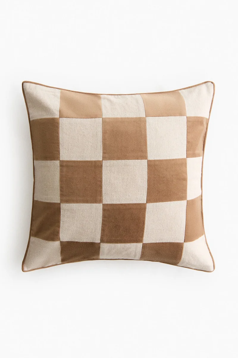 اتش اند ام غطاء وسادة من مزيج الكتان